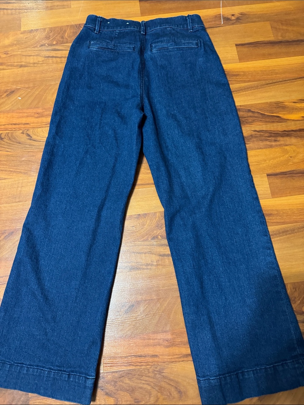 Loft petite High Rise Trouser Dark Blue Jeans 2 petite - Picture 5 of 6